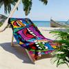 Fun Street Graffiti 2D Flat Print Beach Towel, Large Soft Quick Dry Towel for Beach Camping Swimming.MSTJ0918337