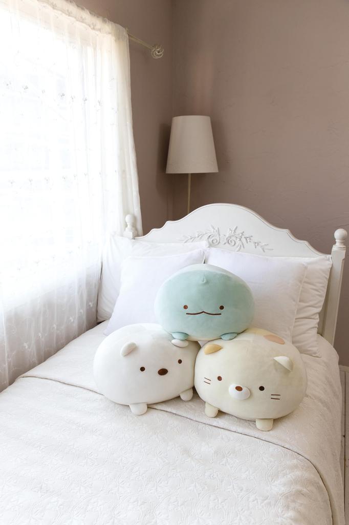 MR78001 Подушка Sumikko Gurashi Super Mochimochi Daifuku Белый медведь