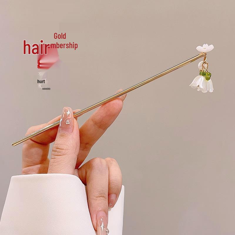 High-End Retro Chinese Tassel Hairpin for Women - Versatile Alloy Hair Clip for Elegant Updos