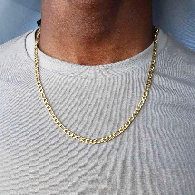 Ожерелье в стиле хип-хоп, позолоченное, с лаконичным колье для мужских парней, мужское ожерелье