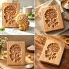 Деревянные формы для печенья с цветочными узорами 3D DIY Резные Тисненые Формы-вырезки для выпечки Шпрингерле Помадка Печенье 1