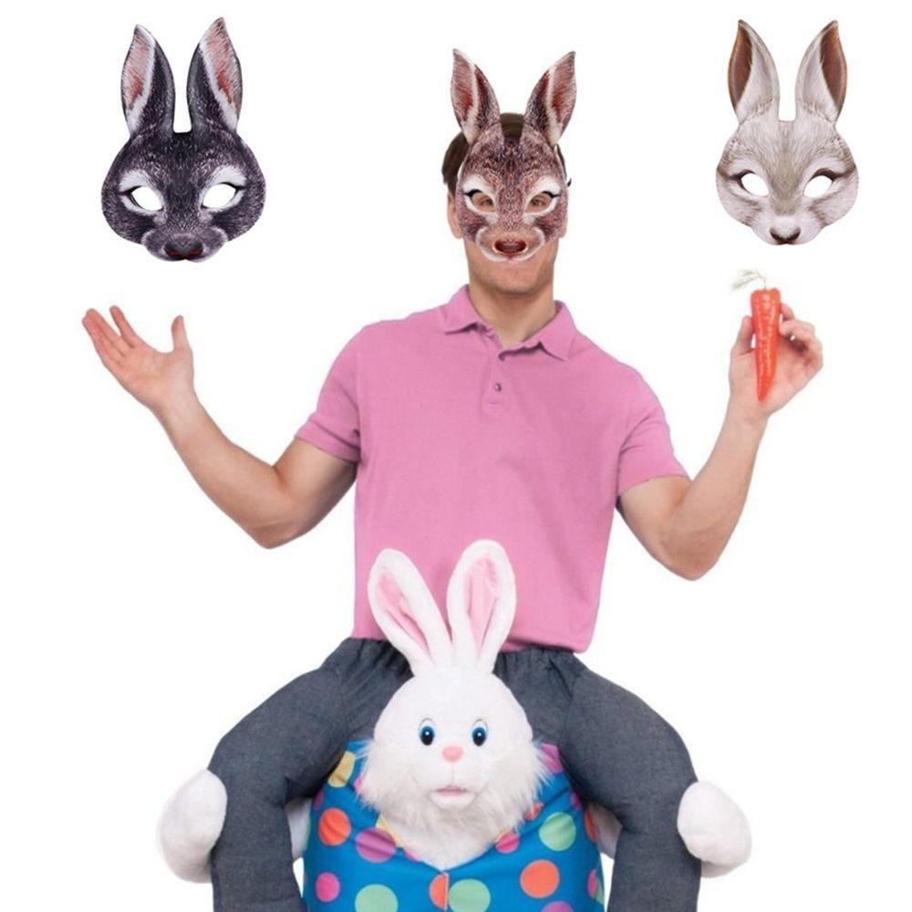 Carnival Party Male Female Masquerade Mask Bunny Mask Costume Party Supplies Halloween Decoration