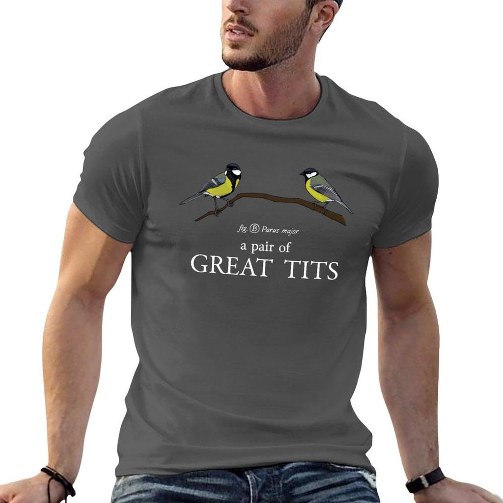A Pair of Great Tits TShirt Basic Short Sleeve TShirt for Unisex