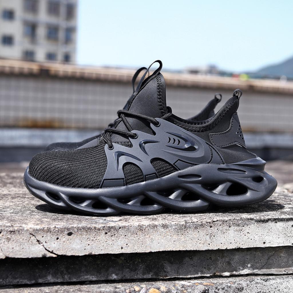 Дышащая защитная обувь Ботинки со стальным подноском для мужчин Легкая защитная обувь Мягкие удобные рабочие кроссовки Низкие рабочие туфли