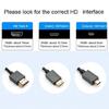 Портативный кабель 8K HDMI на Mini HDMI для путешествий и командировок с пружинным дизайном, качественная передача сигнала
