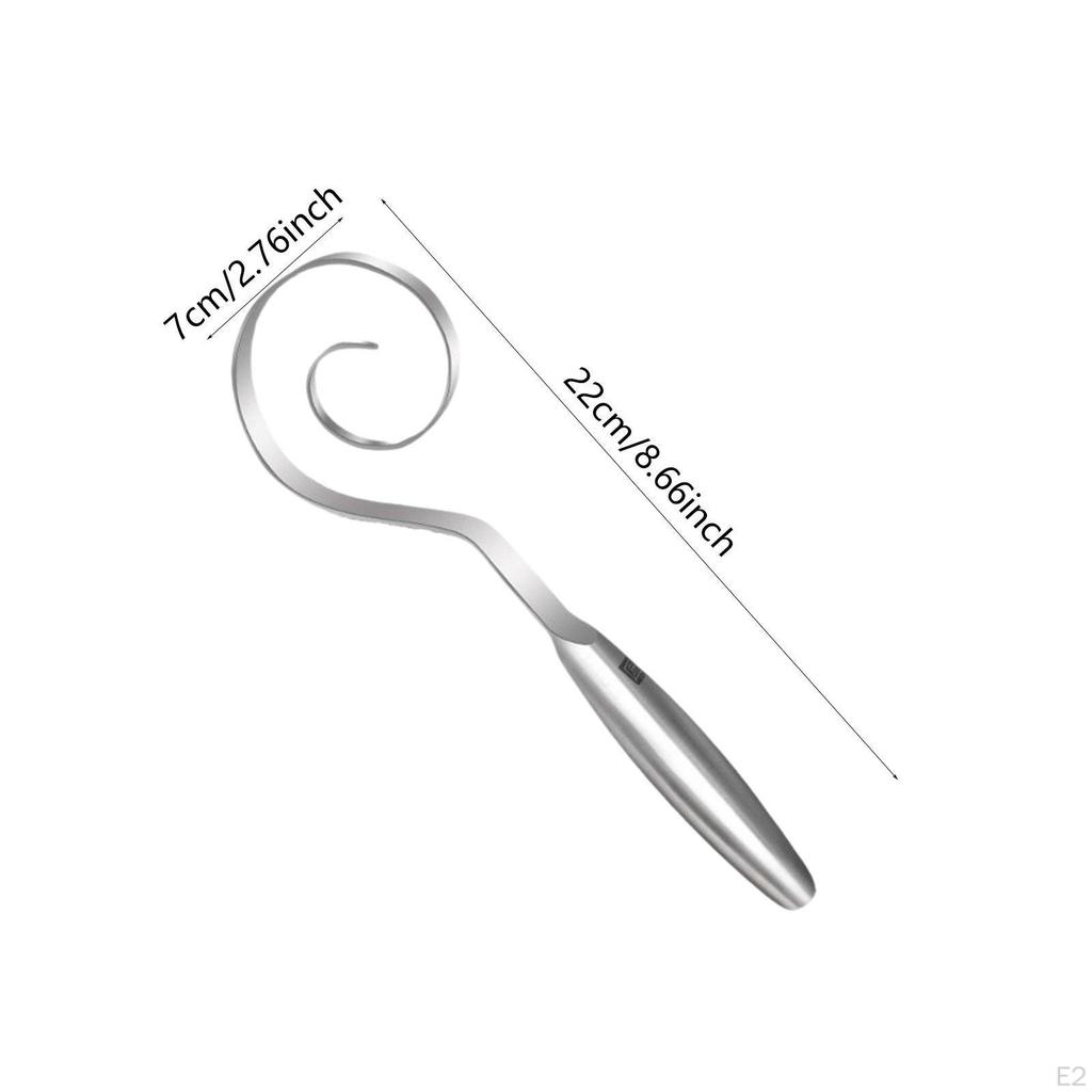 Бесшовный венчик для теста, легко моющийся, из нержавеющей стали для выпечки пиццы и печенья