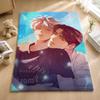 Animation P-PearlBoy Throw Blankets Soft Warm Flannel Blanket Bedding for Bed Living room Home Sofa