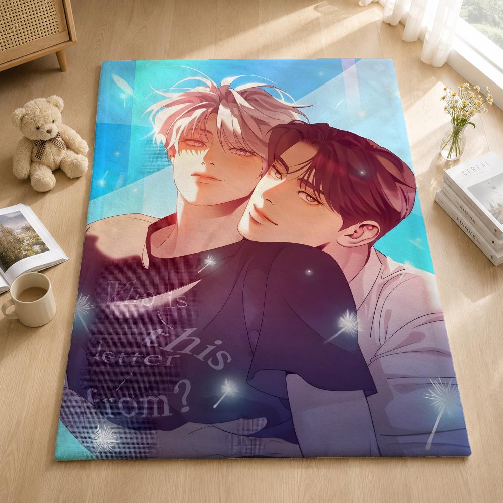 Animation P-PearlBoy Throw Blankets Soft Warm Flannel Blanket Bedding for Bed Living room Home Sofa