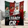 Cristiano Ronaldo Blanket Soft Cozy Perfect For Bed Seaside Livingroom For All Seasons Modern Style Ideal Gift For Birthday Valentine'S Day