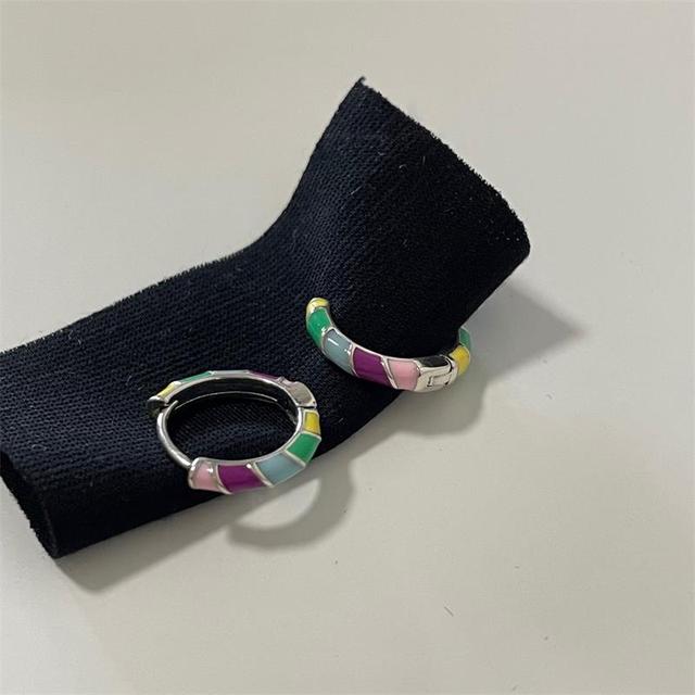 Серьги-кольца из серебра 925 пробы, винтажные спиральные круглые серьги-кольца с пряжкой для ушей для женщин и девочек, модные ретро-ювелирные изделия, женский подарок для вечеринки