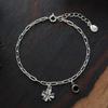 IRIS Memory-Hope, Happy Clover Bracelet-Silver
