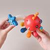 Sound Colorful Octopus Teething Toy Octopus Toddler Pushs and Pull Toy  Children Girls Boys