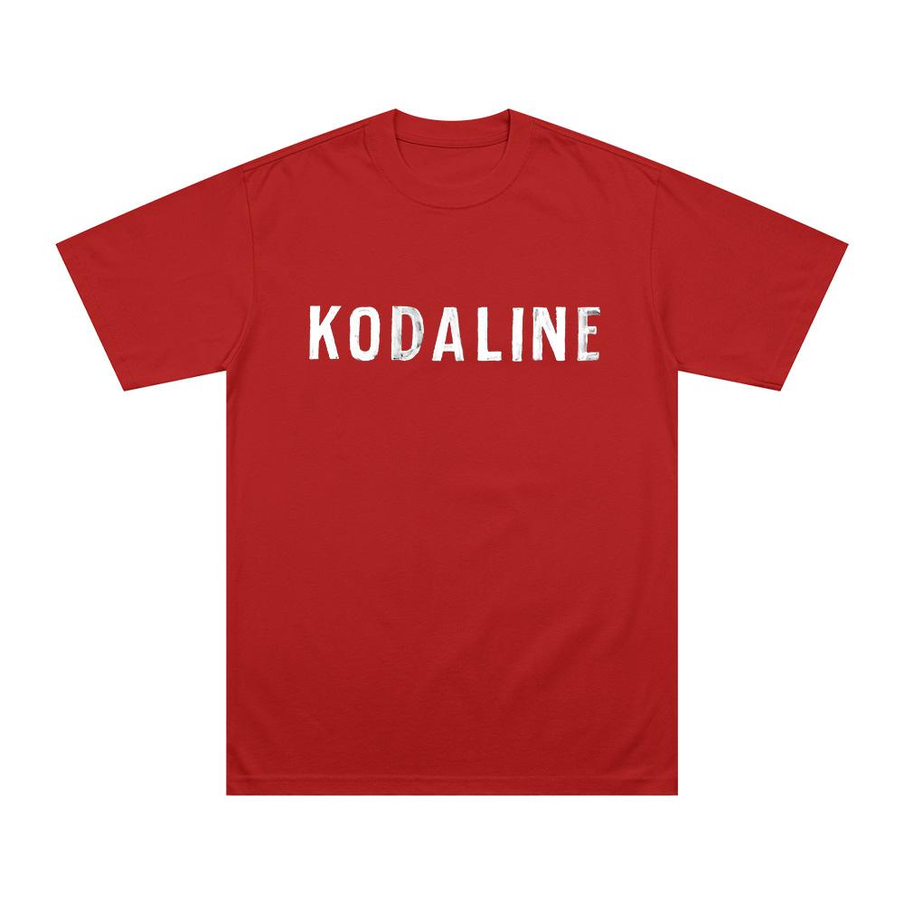 Kodaline Rock Indie Ban Silver Logo Tshirt Pure Cotton High Quality Round Neck Short Sleeve Tee Women Unisex Retro Graphic Tops