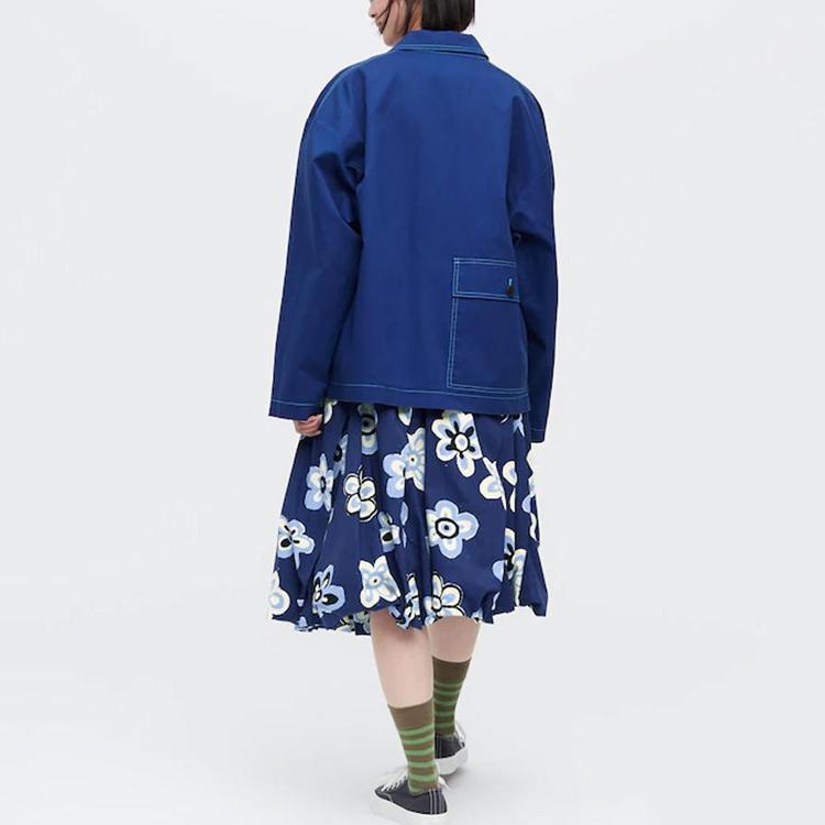 Uniqlo Женская юбка-баллон X MARNI (Азия) Цветочный женский стритвир 451463-68
