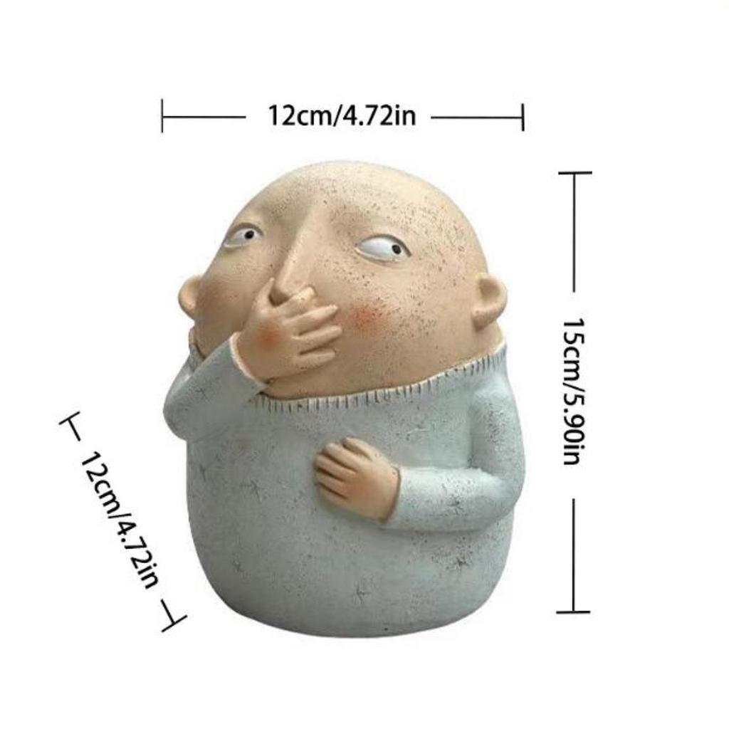 Вульгарная статуэтка, украшение для ванной комнаты, креативный странный декор, современная художественная статуэтка, безвкусная статуэтка, держащая нос, статуэтка для ванной комнаты