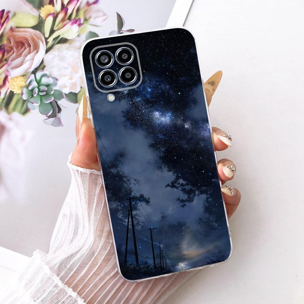 Transparent For Samsung M33 5G Case Cover Cute Cat Fashion Butterfly Funny Painted Casing For Samsung Galaxy M33 5G M336B M336K