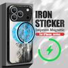 Чехол С Узором Из Цветных Цветов Для iPhone 17 Pro Max Чехол iPhone 16 Pro Max 15 14 13 16E 17E Магнитный Для Magsafe Гибридная Матовая Крышка