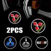 2PCS Car Shadow Door Light Laser Projector Led Welcome Lamp for Mitsubishi ASX Ralliart Outlander Lancer Pajero Eclipse Galant
