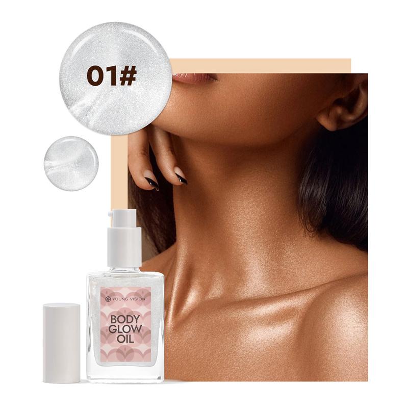 Жидкий хайлайтер Масляный контурный хайлайтер для лица Хайлайтер для всего тела Пляжный сексуальный контурный водостойкий хайлайтер для тела