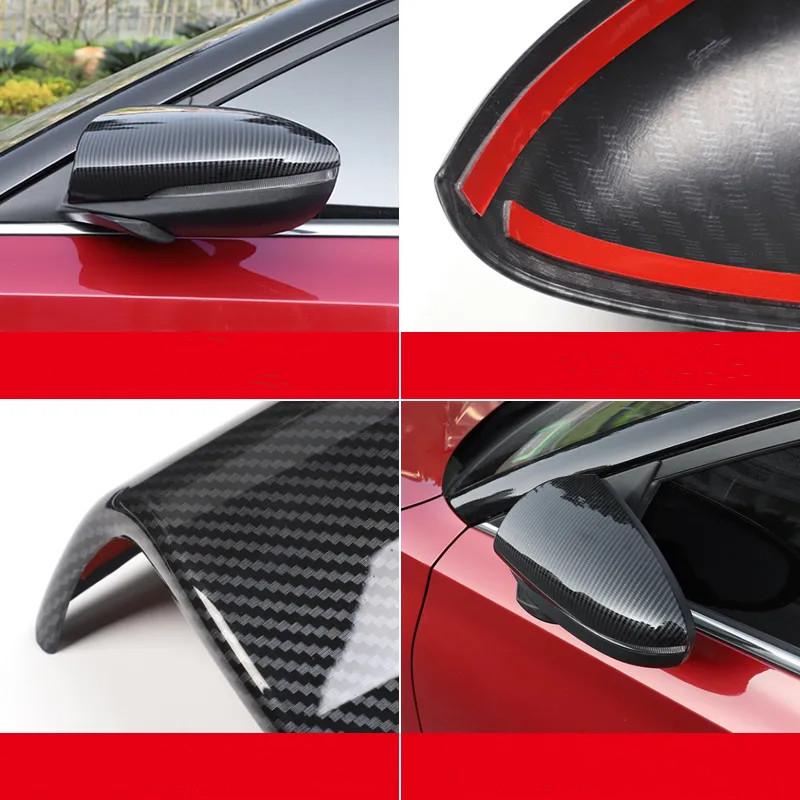For Hyundai i20 i20N -2024 Accessories Exterior Door Side Wing Rearview Mirror Cover Trim Crash Protection Sticker Styling