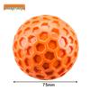 Интерактивная пищащая игрушка для собаки: Мячик из мягкой резины в форме сот для чистки зубов