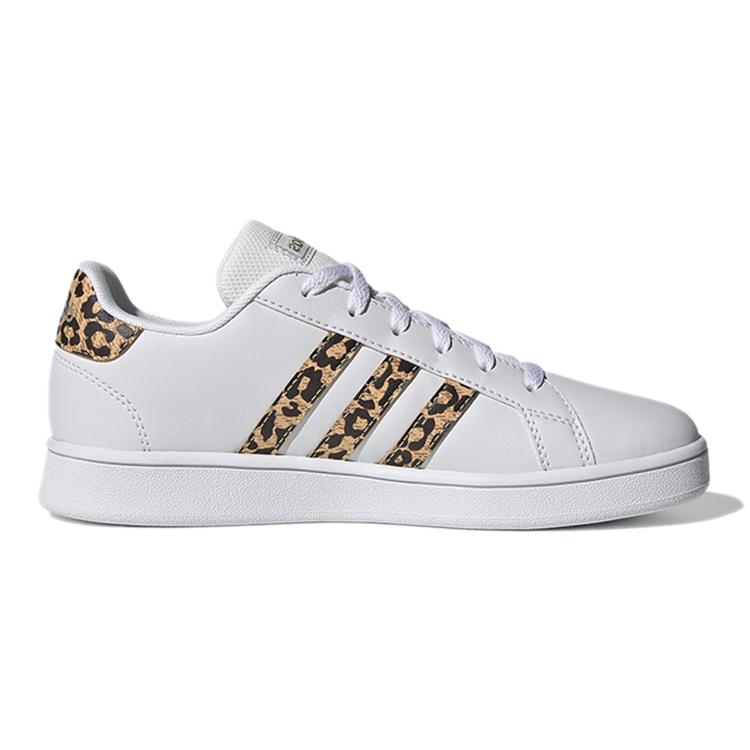 adidas Neo GRAND COURT Низкие Детские Скейтбордические Кроссовки Белые Детские FZ3510