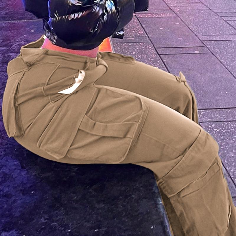 Высокая талия Модный уличный стиль Женские джинсы Повседневные брюки Трендовая рабочая одежда Длинные брюки Удобный крой Джинсовые брюки