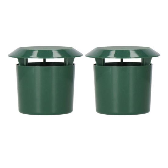 1/2/3 шт. ловушки для слизней, ловушки для улиток, многоразовые, экологически чистый, водонепроницаемый дизайн, простой в использовании уличный садовый ловец для улиток, дом для слизней