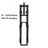 MAGICBROS MG-FK328A Двухкоронная Воздушная Вилка для MTB Ход 180мм 26/27.5/29" Ось QR/TA Шток 32мм Алюминиево-Магниевый Сплав