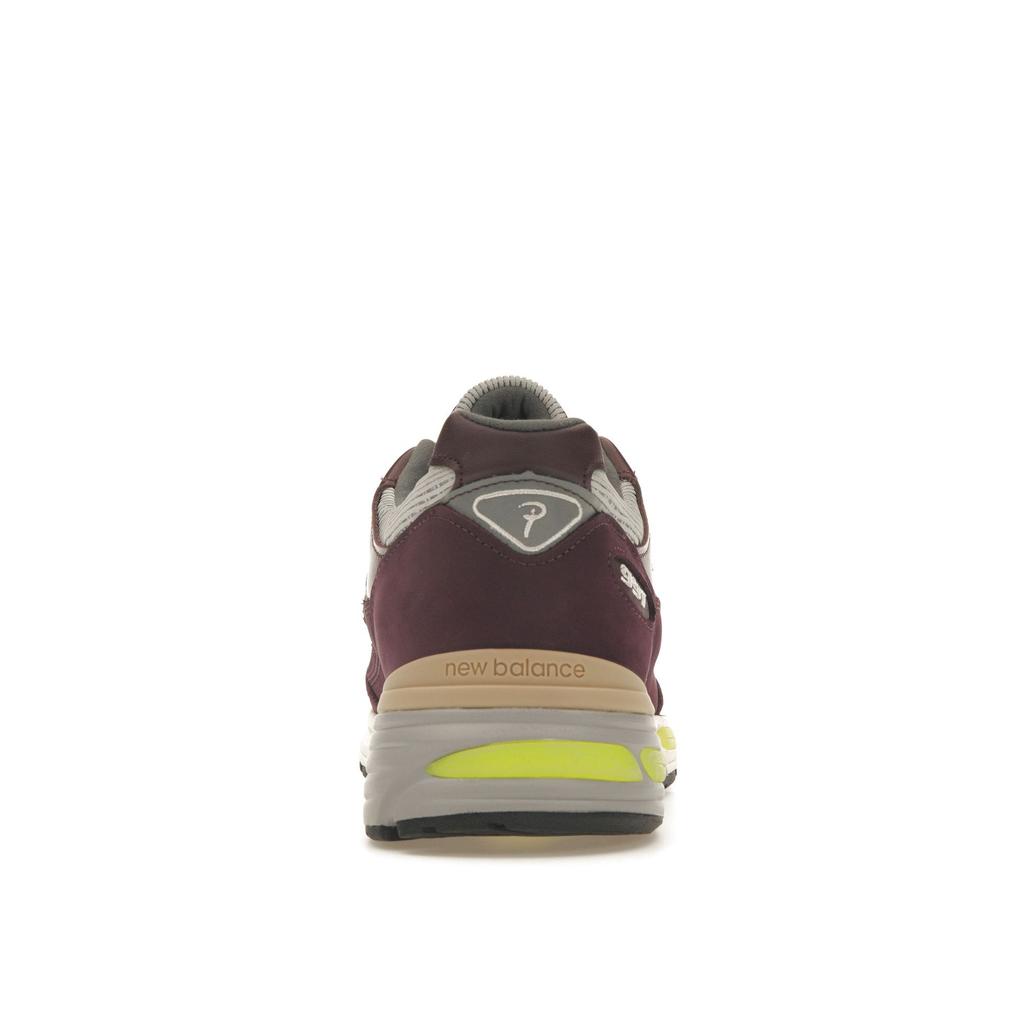 Patta X New Balance 991v2 Made In England Pickled Beet Unisex Sneakers Red Safety-Yellow Winetasting U991PD2