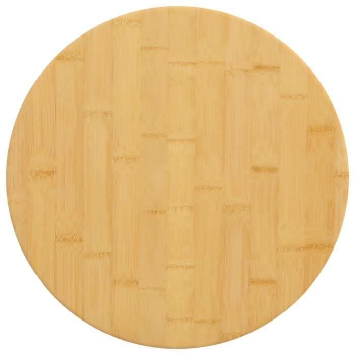 VidaXL Table Top Ø40x1.5 Cm Bamboo 352672