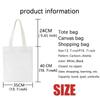 26 Letters Flower Tote Bag For Women Eco Reusable Shoulder Bagslarge Capacity Canvas Casual Harajuku Shopping Shopper Handbag