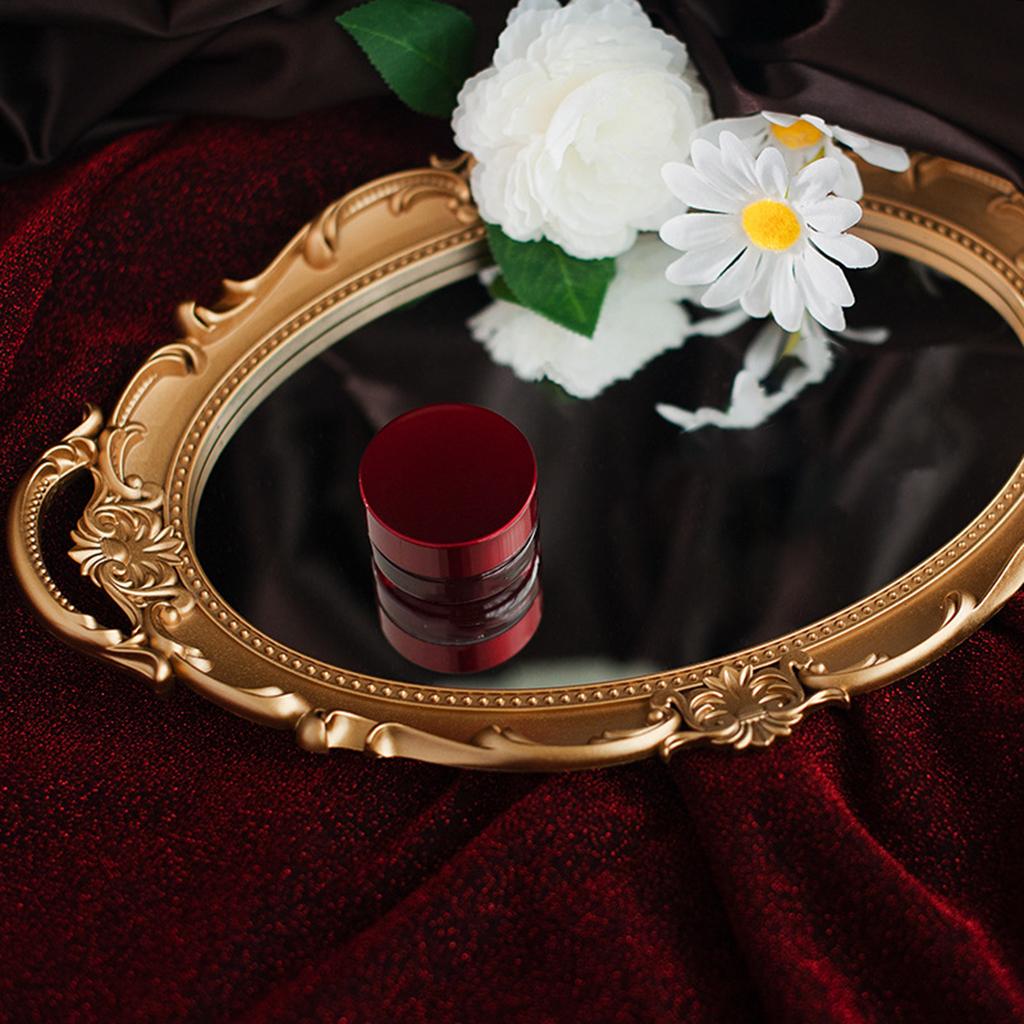 Nordic Retro Mirror Plate Декоративный поднос для свадебных украшений для дома Десертный зеркальный поднос Парфюмерия Туалетный столик Органайзеры для ванной комнаты