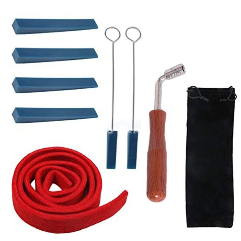 6/9Pcs Portable Piano Wrench Tuner Professional Piano Tuning Lever Tools Music Elements
