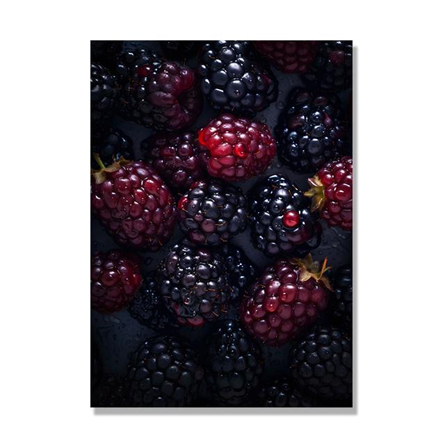 Tasty Fruit Kitchen Canvas Paintings Watermelon Banana Apple Lemon Poster Wall Art HD Picture For Interior Decor Frameless