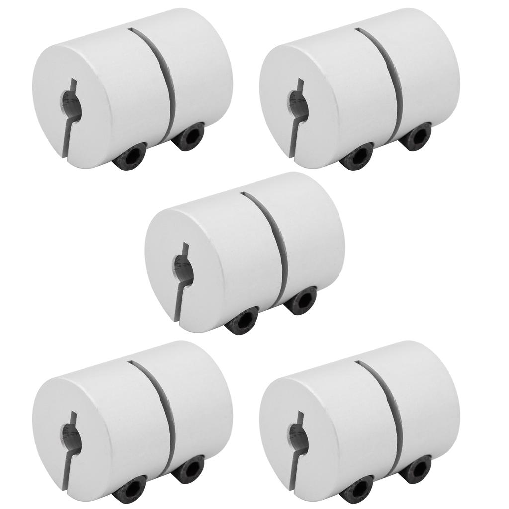 5Pcs Shaft Coupler Coupling Aluminium Alloy Connector for 3D Printer Servo Stepper Motor