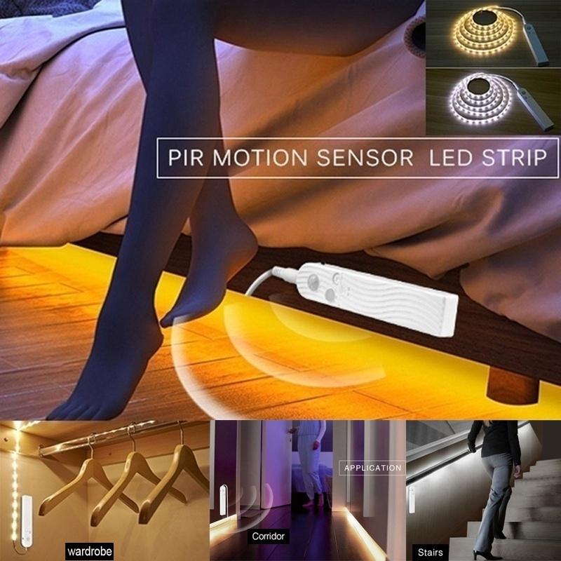 LED Wireless Motion Sensor LED Strip Lamp 1M 2M 3M USB LED Strips 5V Waterproof