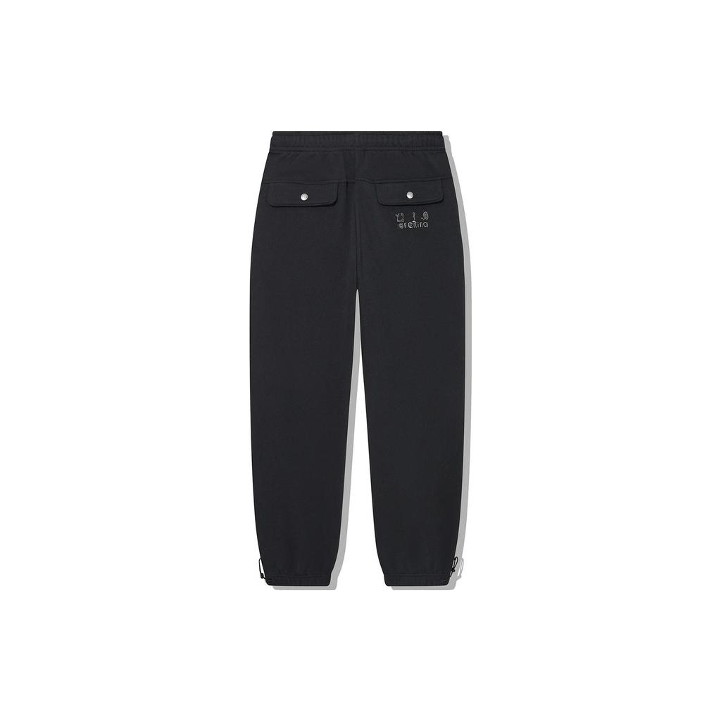 Мужские вязаные спортивные штаны Li Ning Черные AKLT679-5