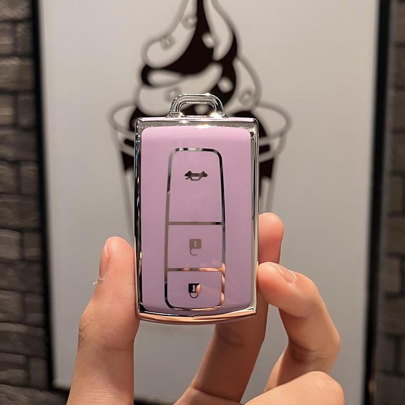 ТПУ авто чехол-брелок для Toyota Prius 2004 2005 2006 2007 2008 Corolla Verso Camry автомобильный чехол с дистанционным ключом Защитная крышка аксессуары