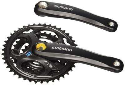 Передняя звездочка SHIMANO 170 мм без защиты цепи, черная EFCM311C222XL ALTUS (MTB) FC-M311-L 42×32×22T