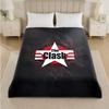The Clash Print Flannel Blanket Cozy Lightweight Plush Throw Blanket For Bed Sofa Household Use
