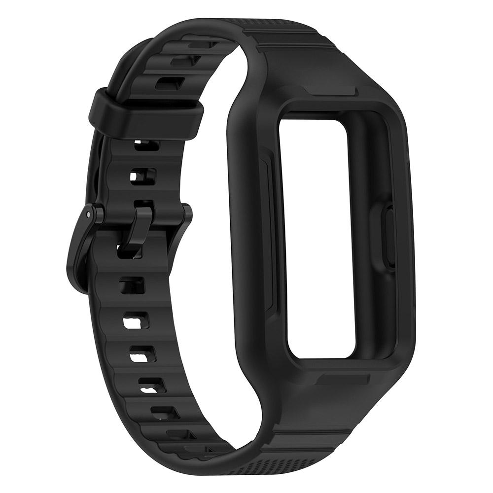 Силиконовый ремешок для Huawei Band 9 8 7 6, браслет для Honor Band 6/Honor Band 7, встроенный ремешок + чехол