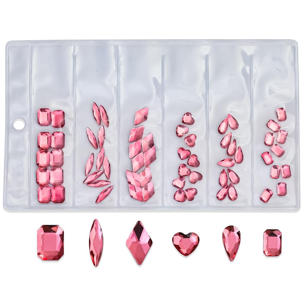 60 шт. плоских страз для ногтей мини-бриллиантовые подвески для ногтей 3D кристаллы драгоценные камни ювелирные изделия DIY маникюр украшения ногтей часть