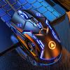 Luminous Silver Carving G5 Wired Gaming Mouse - Silent & Mechanical