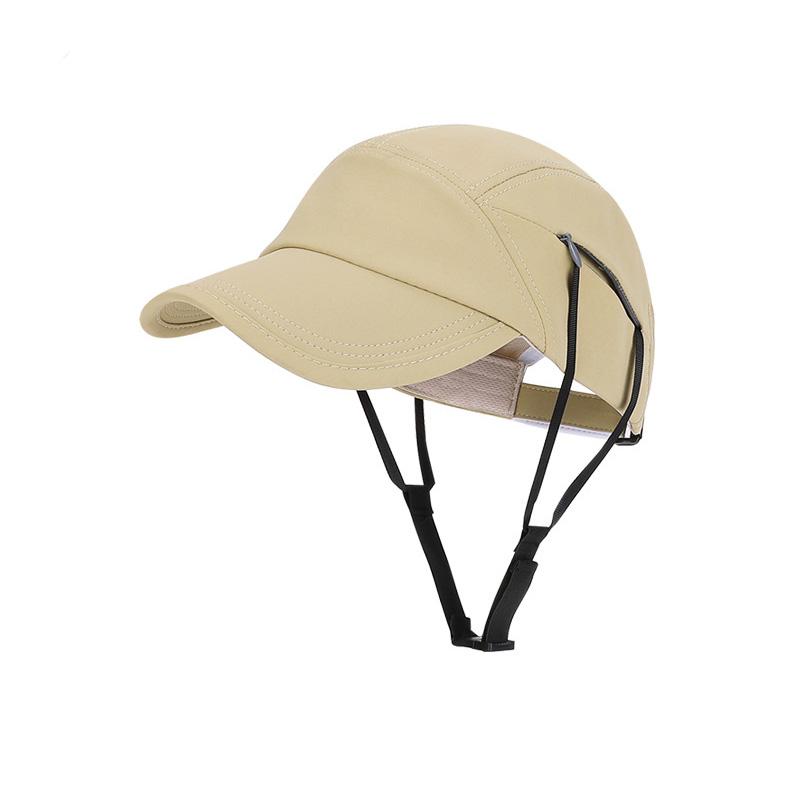 Quick-dry Women Baseball Cap for Surfing Sports Summer Sun Hats Outdoor Travel Men Riding Cap with Hideable Windproof Rope