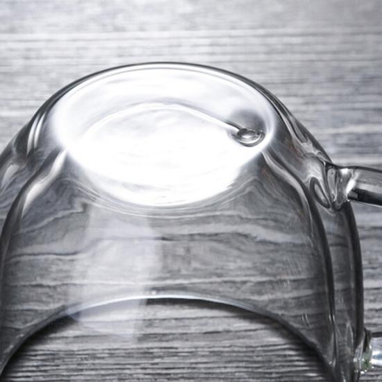 Чистые продукты, 150 мл, двухслойная термостеклянная чашка, термостойкая кружка для чая и кофе с ручкой