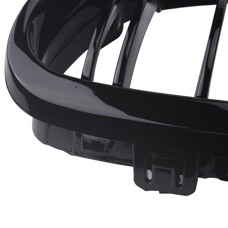 Рифмированная передняя решетка для почек, бампер, одинарная и двойная решетка, подходит для автомобиля BMW 3 серии E90 E91 2009-2012 LCI