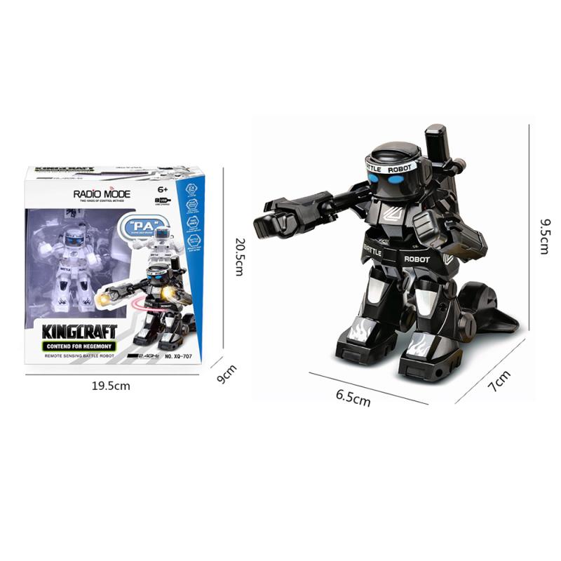 777-615 RC Robot Simulation Sound And Light Body Sense Remote Control Toys Flexible Boxing And