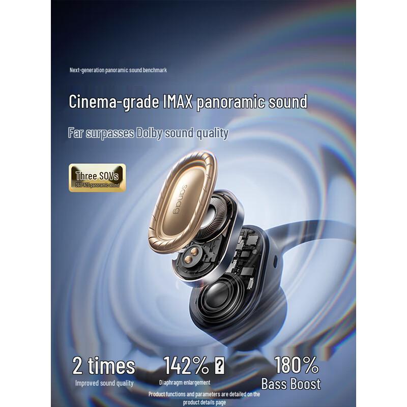 Saina C16S Wireless Open-Ear Bone Conduction Sports Headphones