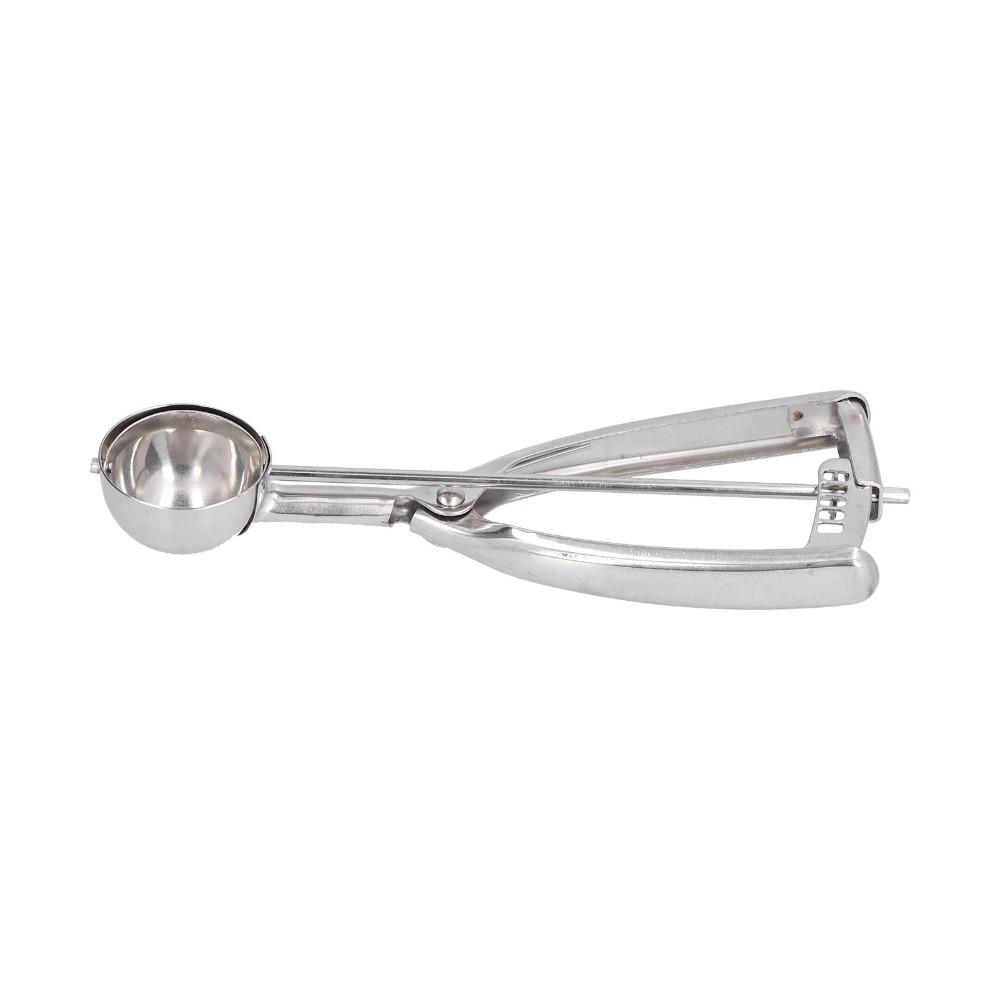 Stainless Steel Ice Cream Scoop Trigger Release Manual Digging Spoon Portion Scoop  For Home